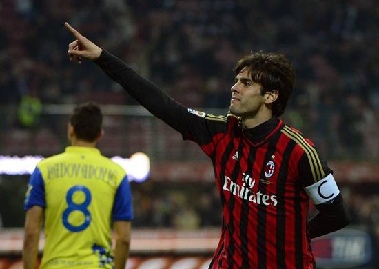 卡卡成米兰赛季唯一亮点 满腔热忱遭内耗蚕食