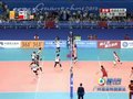 视频：女排决赛中国队得分 第三局进入局点