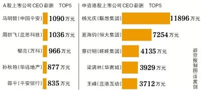 年薪1.19亿 杨元庆成两地上市公司“最贵CEO”