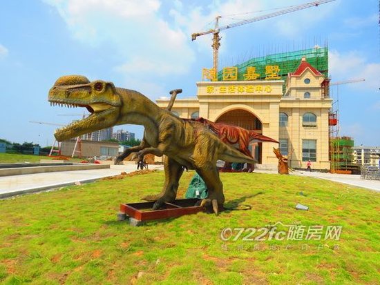 侏罗纪公园恐龙来随州 亮相随园嘉墅_频道-随