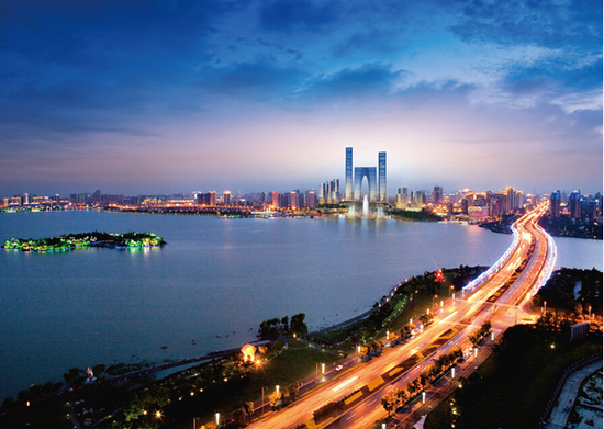 苏浙皖gdp_2019...一出地铁看最高的建筑就是它 晚上登上他看夜景超级美 能看到整个南京城??地铁1号线新街口站下 紫峰大厦观(2)