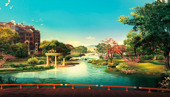 北中环纯新盘华宇锦绣花城惊艳亮相 英伦风席