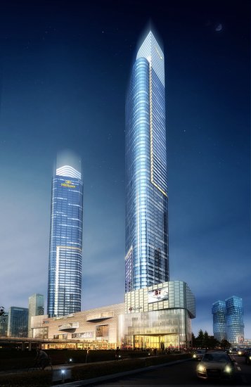 全球四大双塔地标 无锡世茂国际广场在沪首发