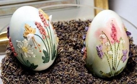 鸡蛋壳也有春天 diy变身为精美家居艺术品
