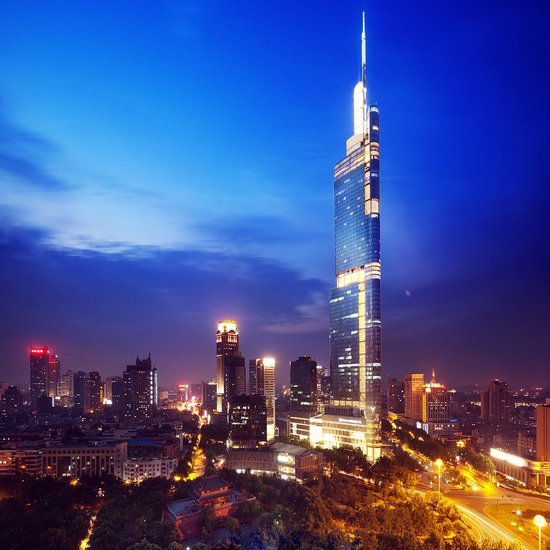 中国十大城市高楼 与上帝亲密接触