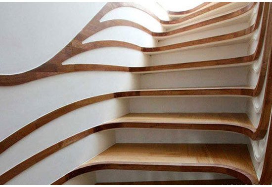 奇怪创意小屋 独特扭曲楼梯_房产_腾讯网