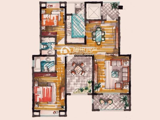 金科王府户型点评:别墅群里的洋房什么样?