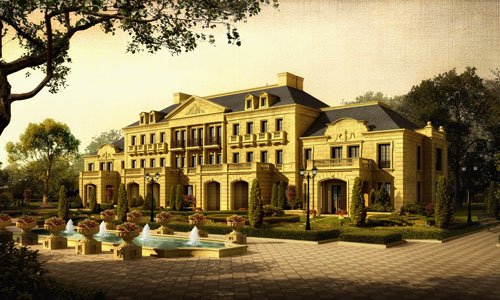 中式与法式建筑风格的碰撞 燃起建筑艺术之火_房产_腾讯网