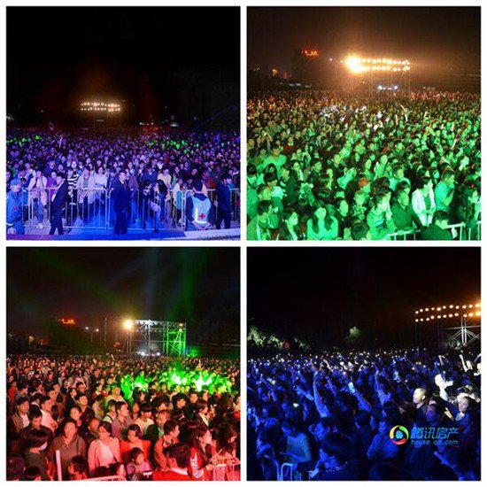 恒大名都摇滚之夜 万人狂欢嗨翻宿城_房产-宿州