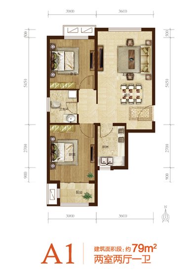 和泓阳光北岸南北通透户型全解析(一)_房产_腾讯网