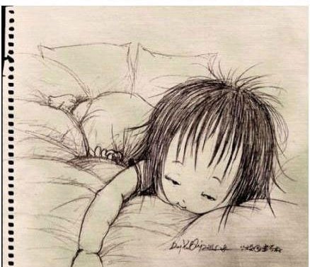 父亲为女儿画\百睡图\感动万千网友