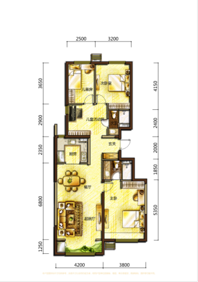 万科新里程寻找真正懂得生活之人 约132㎡小高