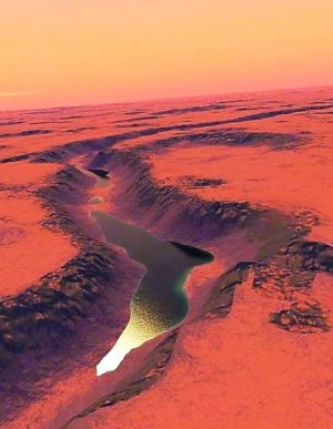 火星首现湖泊痕迹 附近可能保存有生命秘密