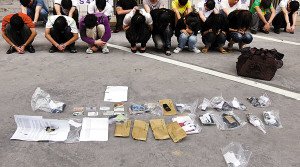广东电白铁拳打击电话诈骗查处案件206宗