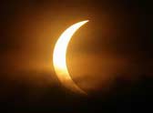 新德里观测到的日食