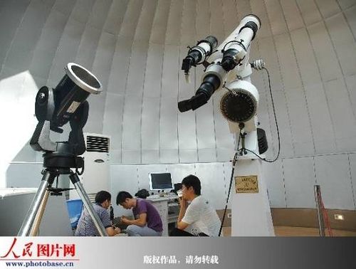 组图:河南安阳天文台免费开放推广天文学