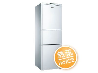 西门子三门冰箱跌破4000元 零度生物保鲜_白