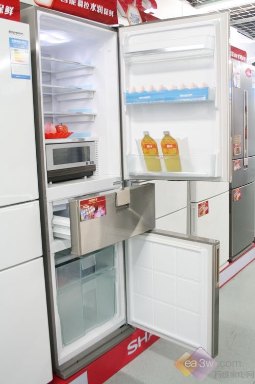 夏普冰箱科技呈现 保鲜冷冻水平高