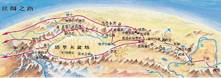 东西文化交流古道:丝绸之路7000公里
