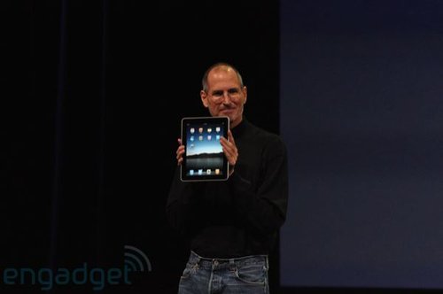 苹果推出平板电脑iPad 外形像大号iPhone
