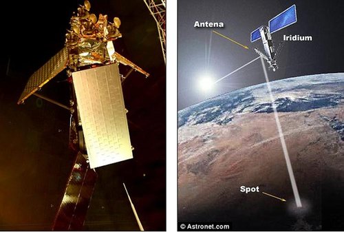 挪威夜空现“绿色水母” 卫星反射北极光所致