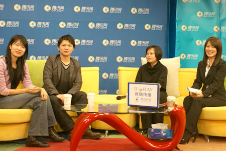 51wan总裁刘阳、杭州泛城副总裁陈艺超、光辉互动CEO朱海燕