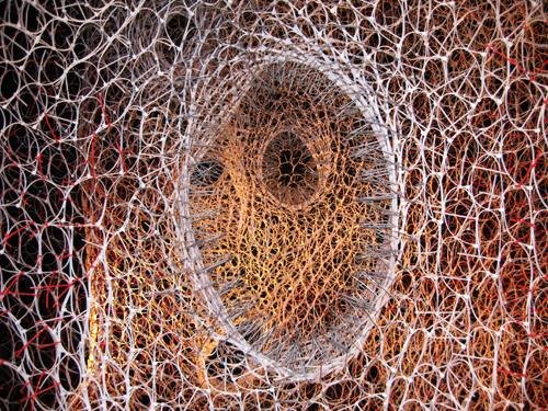 科学工程视觉挑战展：螺旋状聚合物毛束(图)