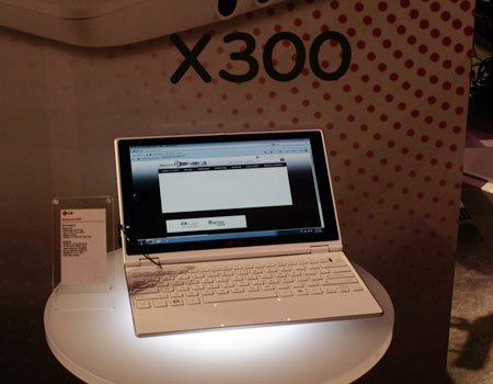 LG在2010 CTIA展示X300上网本 总重不足990克