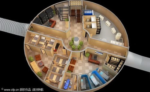 美国公司将推出地堡式别墅 称可挡核弹袭击