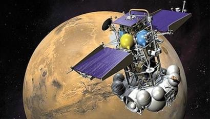 俄火星探测器坠落或因美雷达电磁辐射干扰
