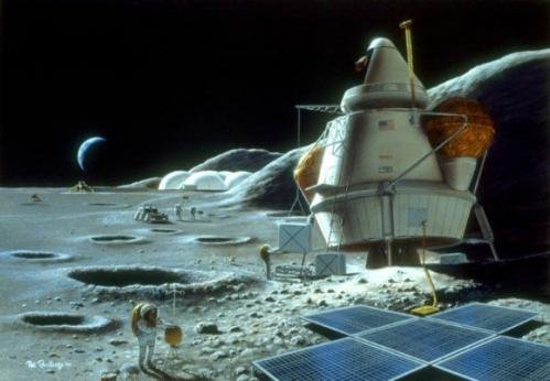 新月球基地计划：地月轨道建造超级运输系统