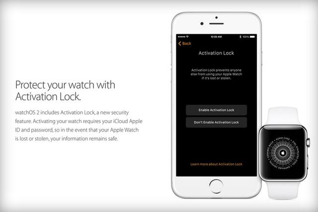 苹果手表正式引入iPhone激活锁防盗措施