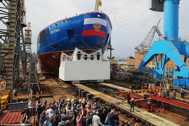 俄罗斯推出世界上最大的核动力破冰船