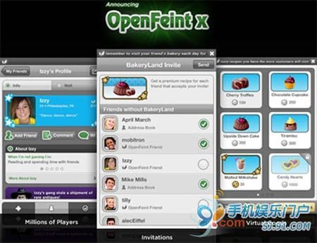 OpenFeint:支持iPhone及Android游戏对战