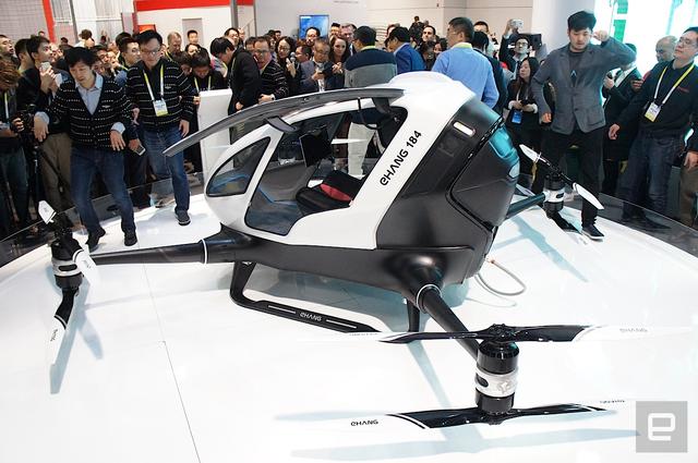 亿航载人无人机将在美国进行测试