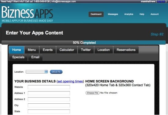 Bizness Apps:迅速创建你自己的iPad应用
