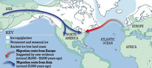 研究称石器时代欧洲猎人首次发现美洲大陆