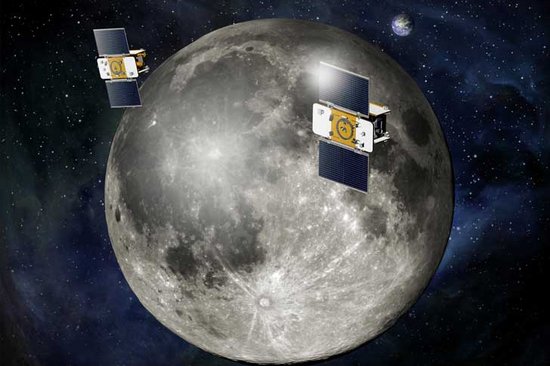 美国双胞胎月球引力探测器今晨成功撞月