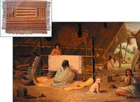 美洲印第安人曾用狗毛来编织毛毯
