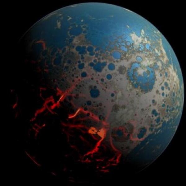 40亿年前地球遭受小行星碰撞导致严重整容