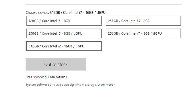 微软Surface Book顶配版售罄