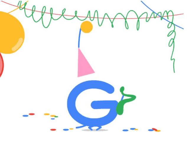 谷歌庆祝18岁生日 然而它并不知道真正的生日是哪天