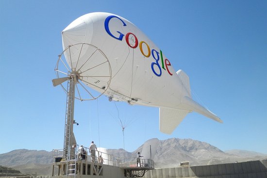 谷歌公司计划用飞艇为亚非打造无线网络