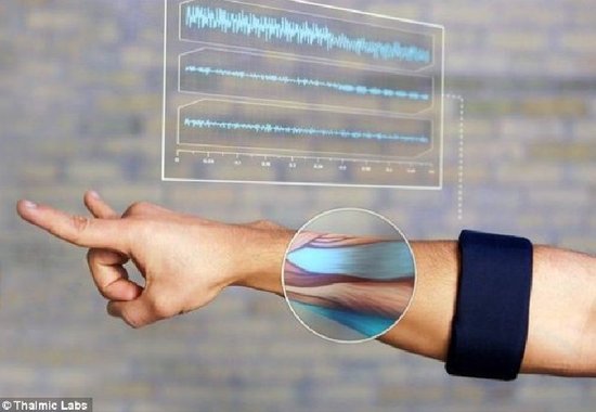 神奇的护腕传感器 利用肌肉电流操控计算机