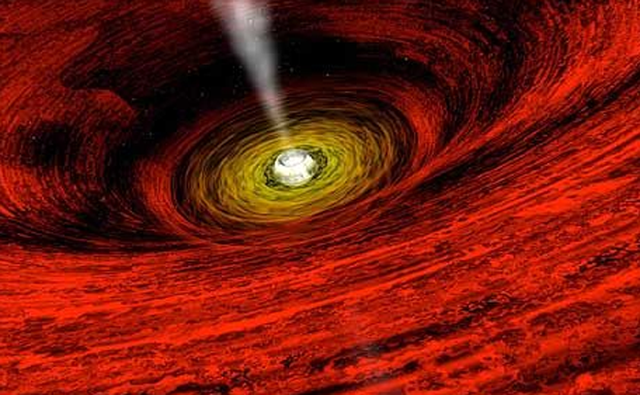 天文学家在黑洞周围发现有恒星形成