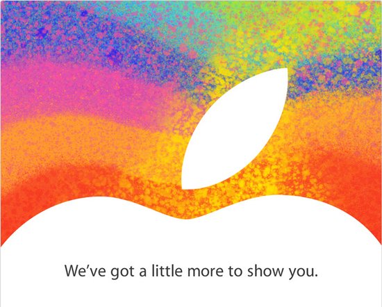 苹果发邀请函 10月23日或发布iPad mini 
