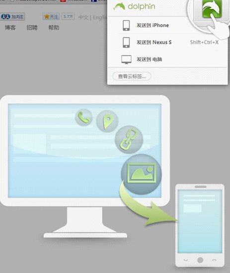 海豚浏览器推多屏互动功能 PC和移动端可互传