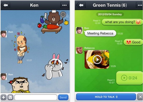 日本移动通讯应用line如何挑战facebook