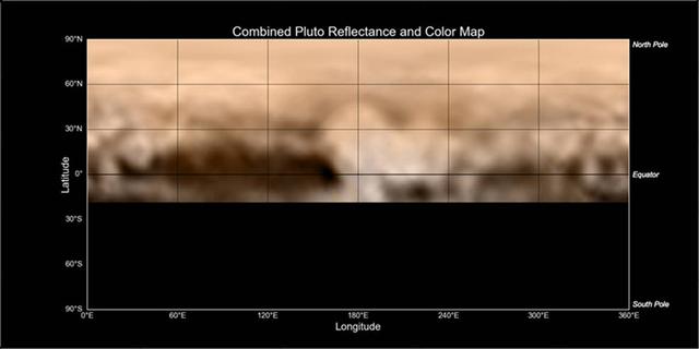新视野探测器发现冥王星神秘黑色物质带