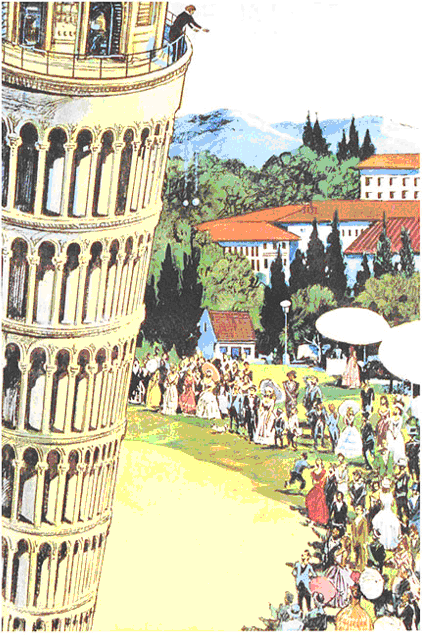 原子的“比萨斜塔实验”